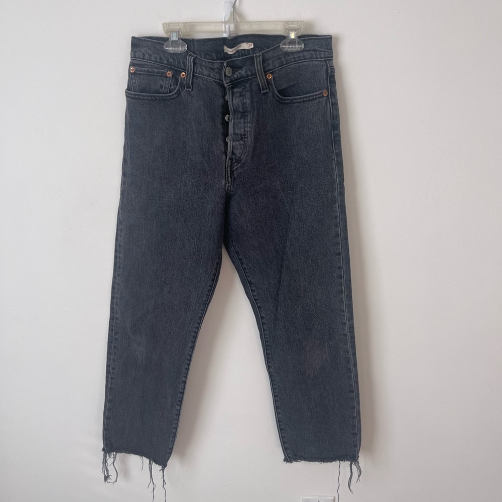 Levi's Wedgie Straight - Size 29 - Faded Black